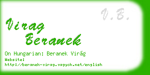 virag beranek business card
